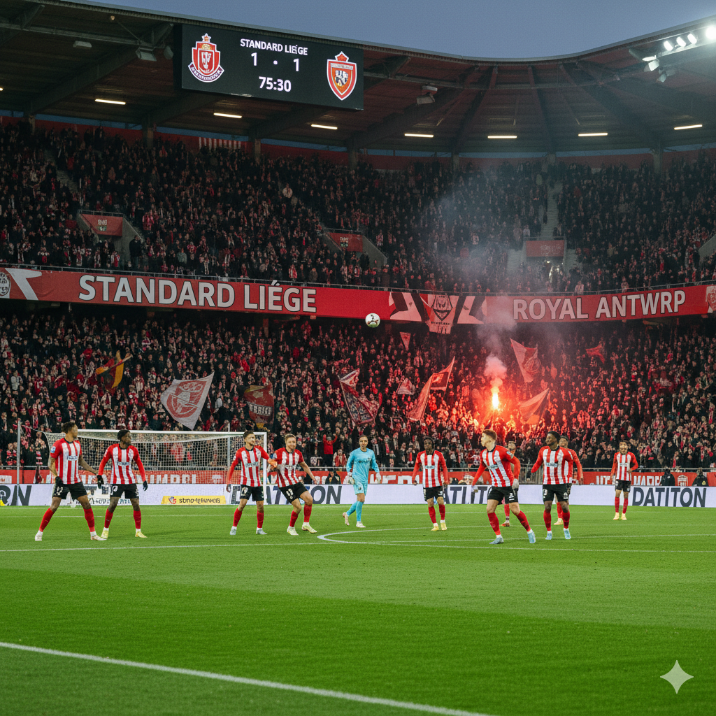Standard Liege vs Royal Antwerp Prediction, H2H, Stats & Betting Tips – Belgium Jupiler Pro League