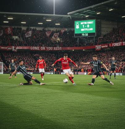 Nottingham Forest football club logo for UEFA Europa League match preview