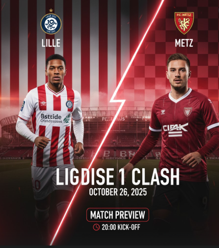 Lille vs Metz Prediction, H2H, Stats & Betting Tips – France Ligue 1