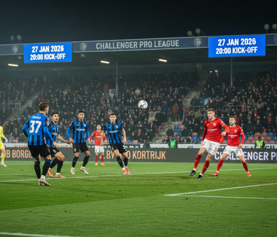 Club Brugge II vs KV Kortrijk match preview and prediction for Challenger Pro League 2026.