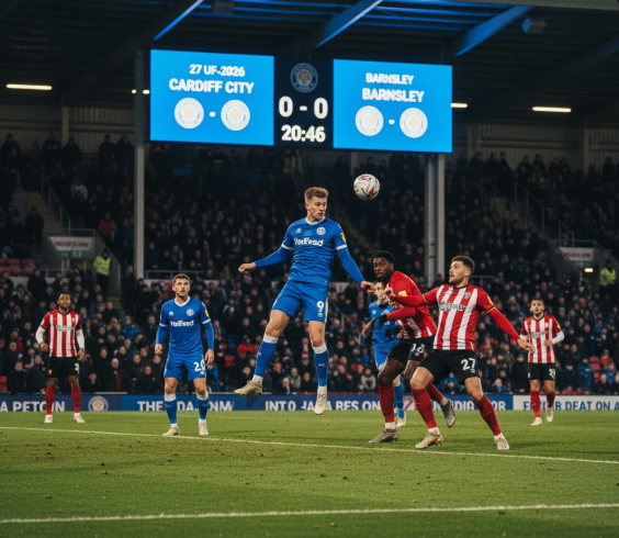 Cardiff City vs Barnsley League One match preview featuring Cardiff City Stadium atmosphere.