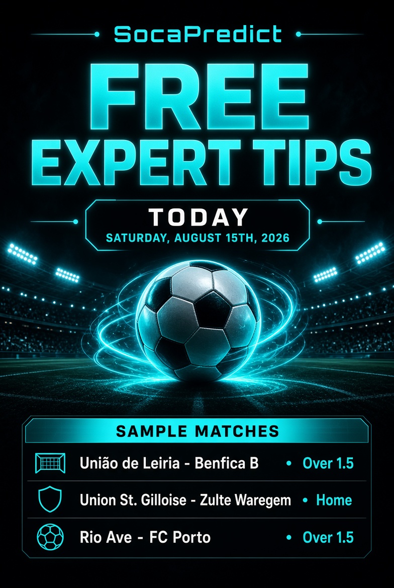 Free Expert Tips – Today – Saturday, August 15th, 2026