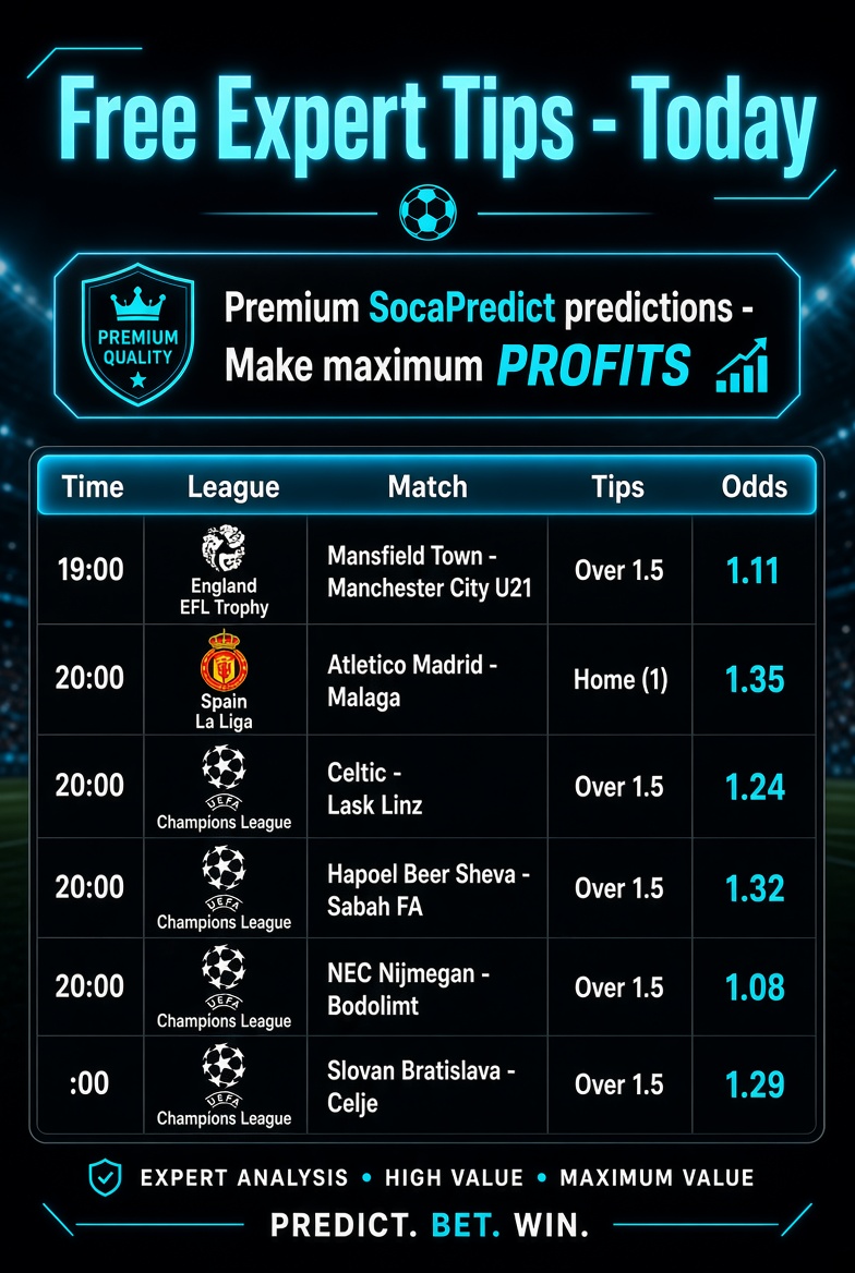 Free Expert Tips – Today – Tuesday, August 18th, 2026